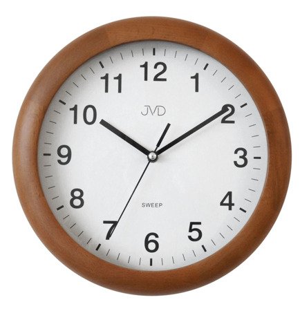 Zegar JVD ścienny DREWNIANY 27 cm NS19020.41