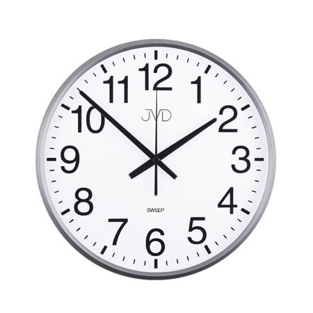 Zegar ścienny szary czytelny 30,5 HP684.1