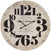 Zegar ścienny MDF retro BARDZO DUŻY  58 cm 118003