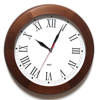 Zegar ścienny drewniany 30cm brązowy ATW301D CD SW